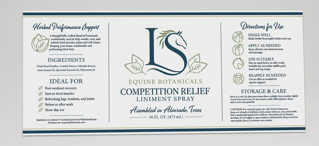 LS Equine Botanicals-Competition Relief
