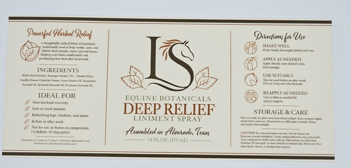 LS Equine Botanicals-Deep Relief