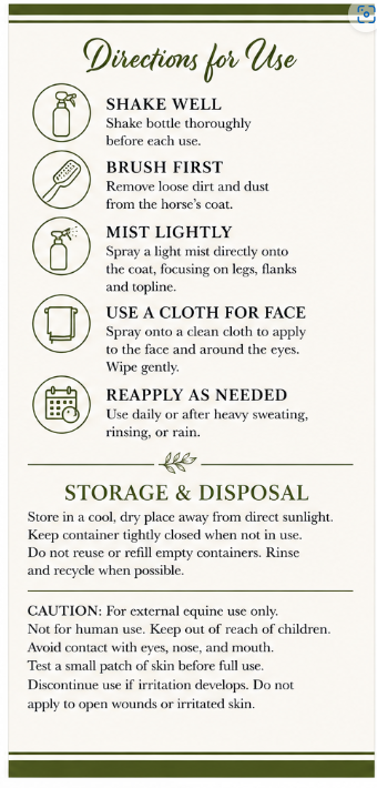 LS Equine Botanicals- Fly Spray