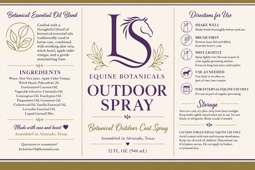 LS Equine Botanicals-Outdoor Spray